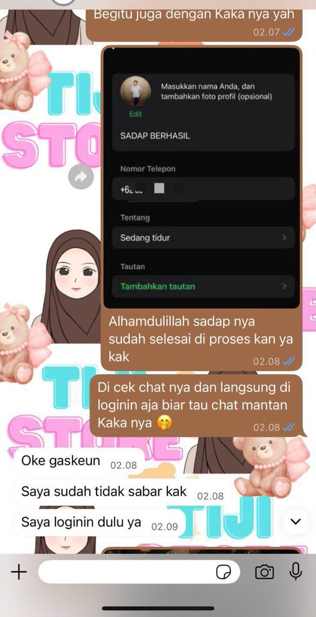 HendriBocor's tweet photo. READY JASA✔️

▫️jasa hapus akun
▫️jasa pemulihan &amp; balikin akun lupa pasword/ke hack
▫️jasa lacak lokasi
▫️jasa sadap wa
▫️jasa lacak hp hilang by no hp/akun
▫️jasa hack/pemulihan akun (email,ig,wa,twiter/x, fb,tiktok)

Fast Order &amp; Amanah #zonauangㅤ 

WHATSAP DI BIO PROFIL https://t.co/IfPJOXPz20