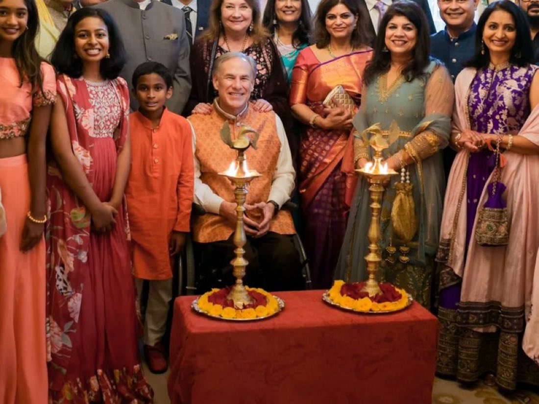 JoelWebbon's tweet photo. “How did Texas become India!?”

The Governor of Texas. 👇

@GregAbbott_TX https://t.co/cCOYM65zcR