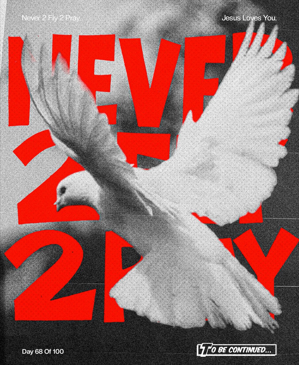 senpaidsigns's tweet photo. 32 Days to Go ⚠️
Sunday Blessings 🤍
Title: Never 2 Fly 2 Pray
Software: Pixellab
#100daysdesign https://t.co/wRMVaZsDMw