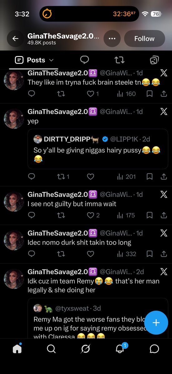 LoonieStacks's tweet photo. @GinaWitDaNina But u the same bitch promoting and wishing durk get free… black people funny yall pick n choose shi if we going based if yo post u should want durk in jail him and q50 on the same boat..😂 https://t.co/keUmkqn3us