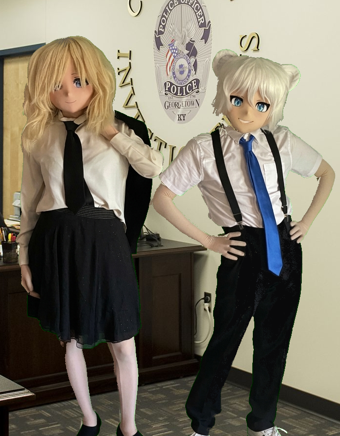 ashleywoodmask's tweet photo. The special Kigurumi task force is on the case!

With @korewa_lune 
 
#kigurumi #cosplay https://t.co/6tdxnqDcZ9