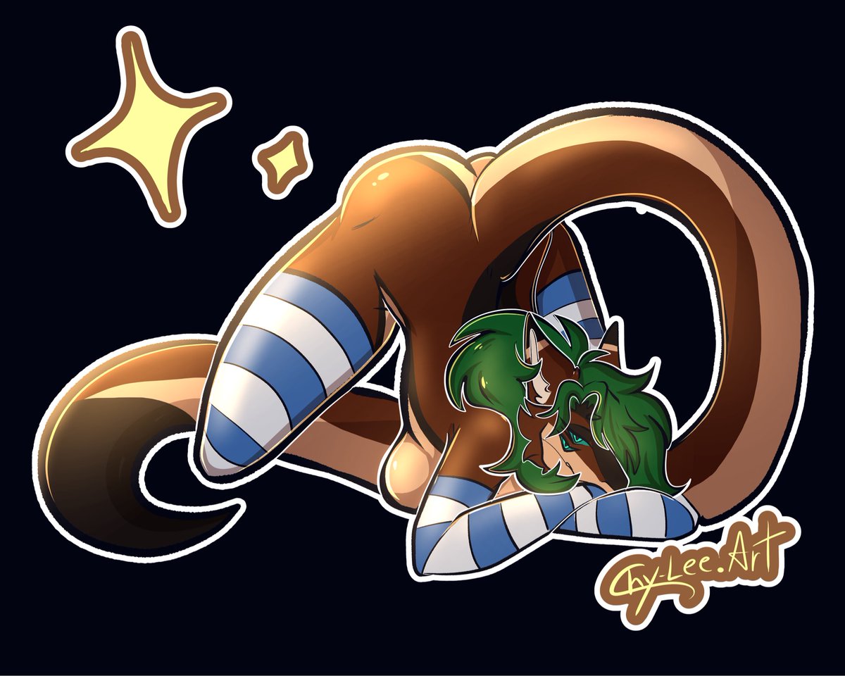 Chyleeart's tweet photo. Got bored and wanted to do some sexy pieces~ and who knows.. I may even bring back my skully boy for the next one?~

#furart #furry #furryartㅤㅤㅤ https://t.co/lPrUxIQtVN