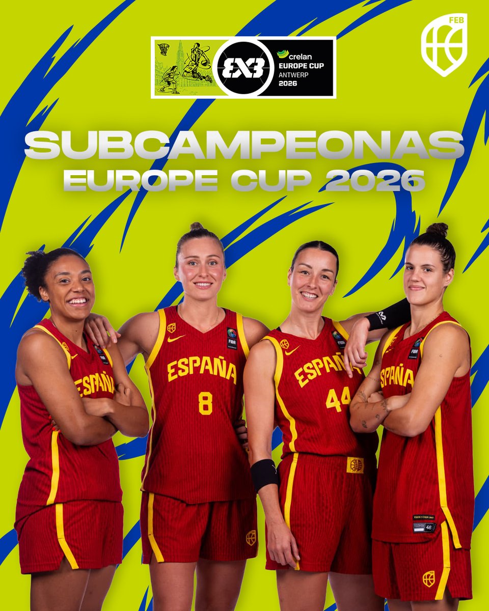 BaloncestoESP's tweet photo. No pudo ser… Caemos en la Final del #3x3Europe 

𝙊𝙍𝙂𝙐𝙇𝙇𝙊𝙎𝙊𝙎 del trabajo de este equipazo! 🥈👏
🇳🇱🆚🇪🇸 (16-13)

#LaFamilia #SomosEquipo https://t.co/gnYkdmGZ8P