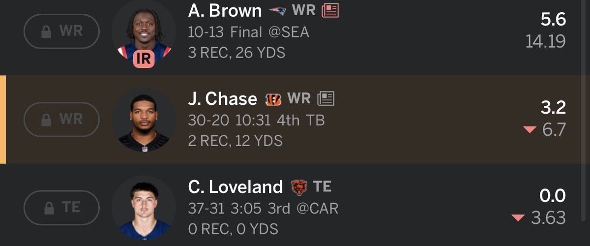 PLEASEDNTTALK's tweet photo. Might b my last year doing this fantasy shit I’m ngl https://t.co/T8J0tULdsf
