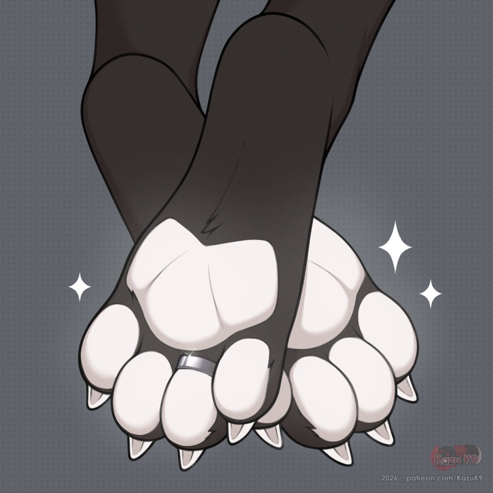 Shakarmitsu's tweet photo. Paw-kcy, anyone?~ 🍪 🐾

🎨 - @KazuK9_ 

#furry #paws https://t.co/qS4GQaL4nI
