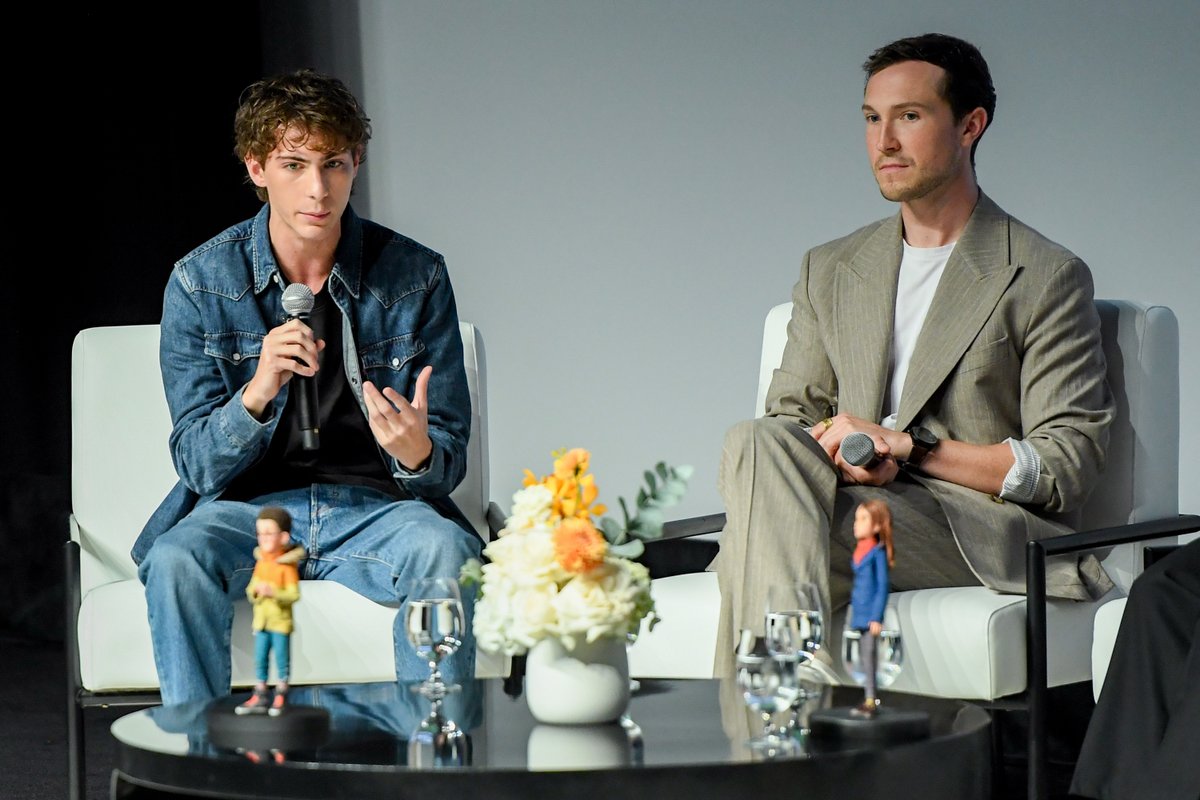 LAIKAStudios's tweet photo. At #TIFF26, Jacob Tremblay, the voice of Curtis in Wildwood, joined LAIKA animators Brad Schiff, Rachelle Lambden, and Tom Carey for a deeper conversation about the creative collaboration between actor and animator that brings a stop-motion character to life. #Wildwood https://t.co/3OMl2pTOOJ