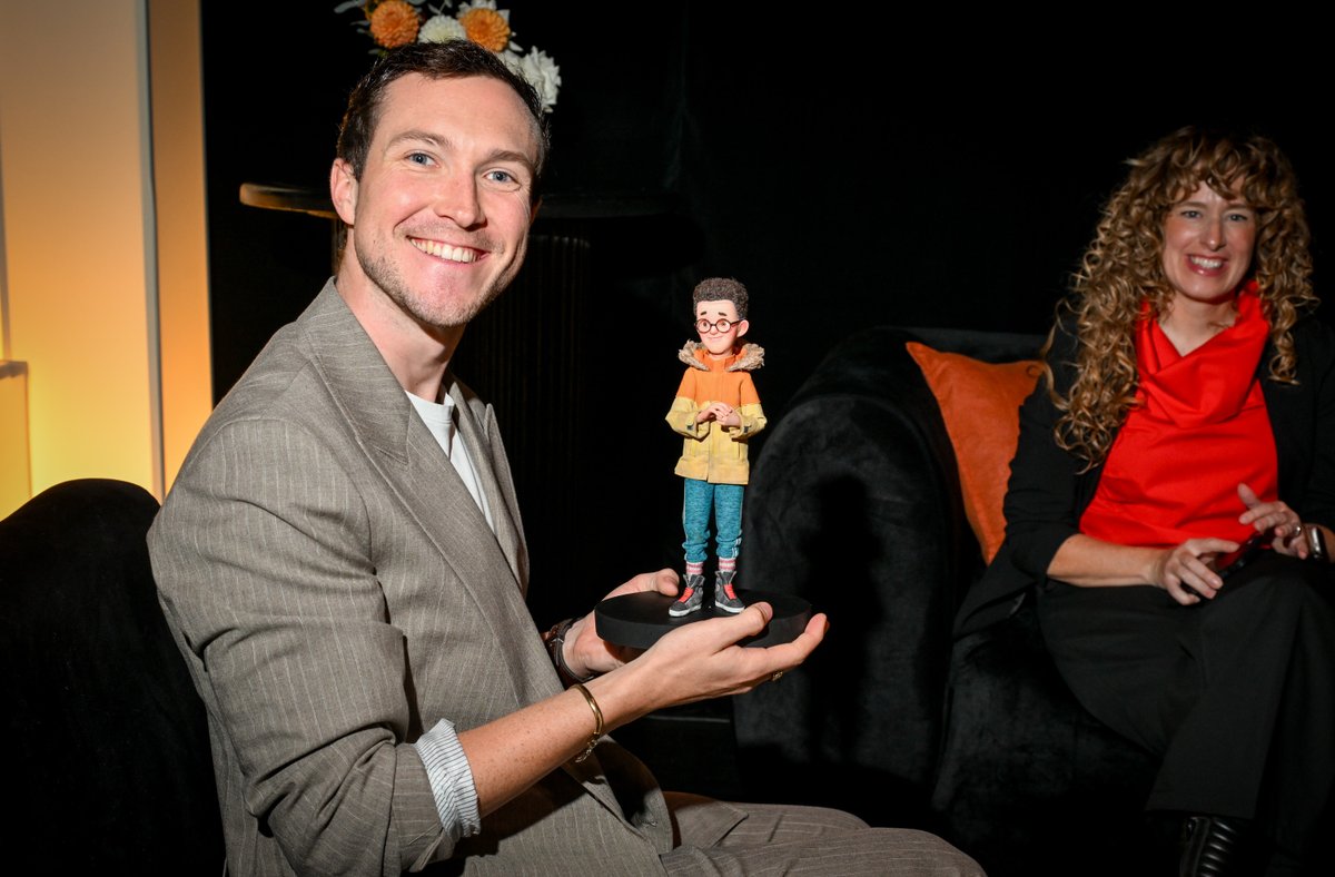 LAIKAStudios's tweet photo. At #TIFF26, Jacob Tremblay, the voice of Curtis in Wildwood, joined LAIKA animators Brad Schiff, Rachelle Lambden, and Tom Carey for a deeper conversation about the creative collaboration between actor and animator that brings a stop-motion character to life. #Wildwood https://t.co/3OMl2pTOOJ