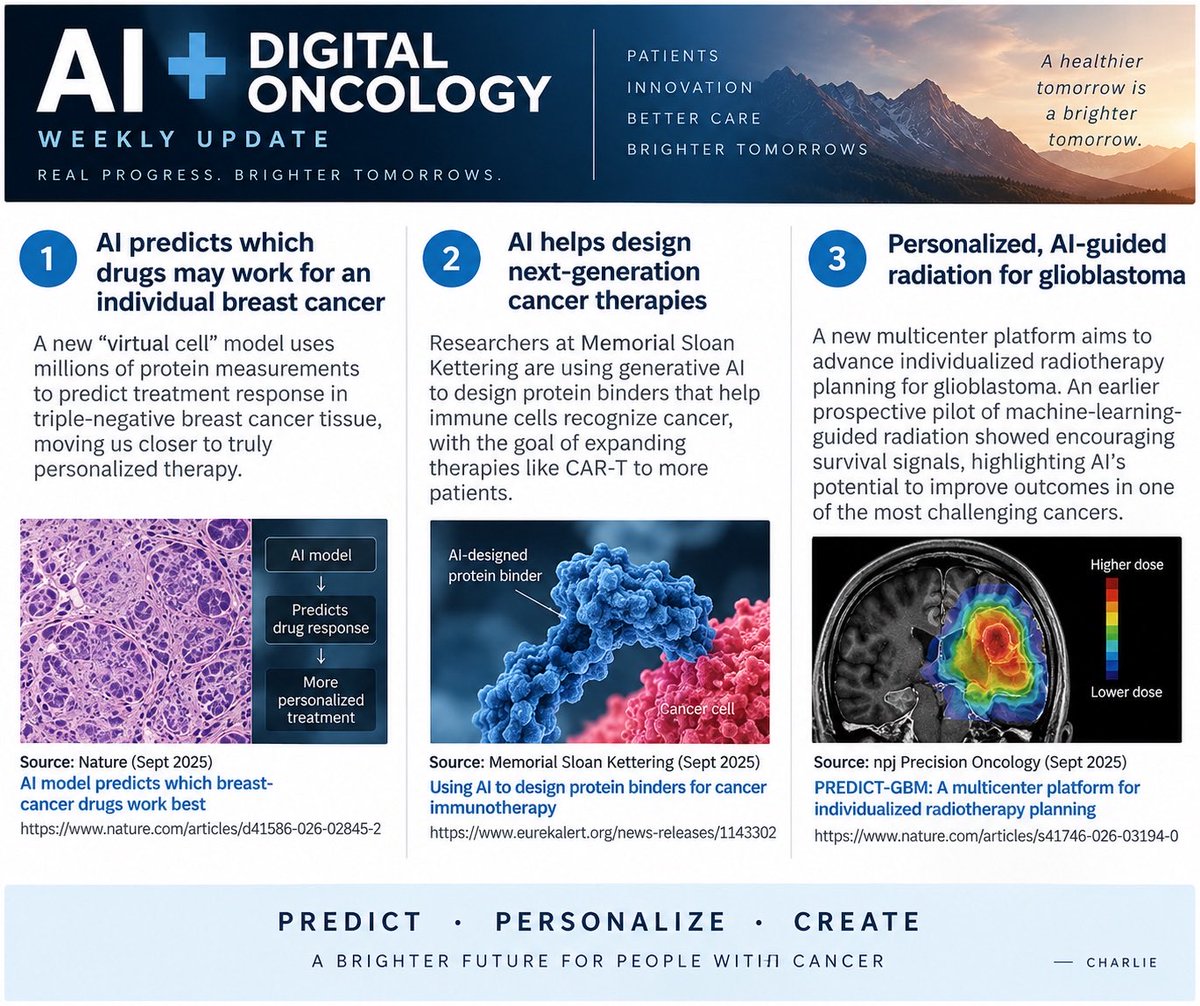 SpiessPhilippe's tweet photo. Interesting areas of AI and oncology research and innovation https://t.co/kijy9CK6lh