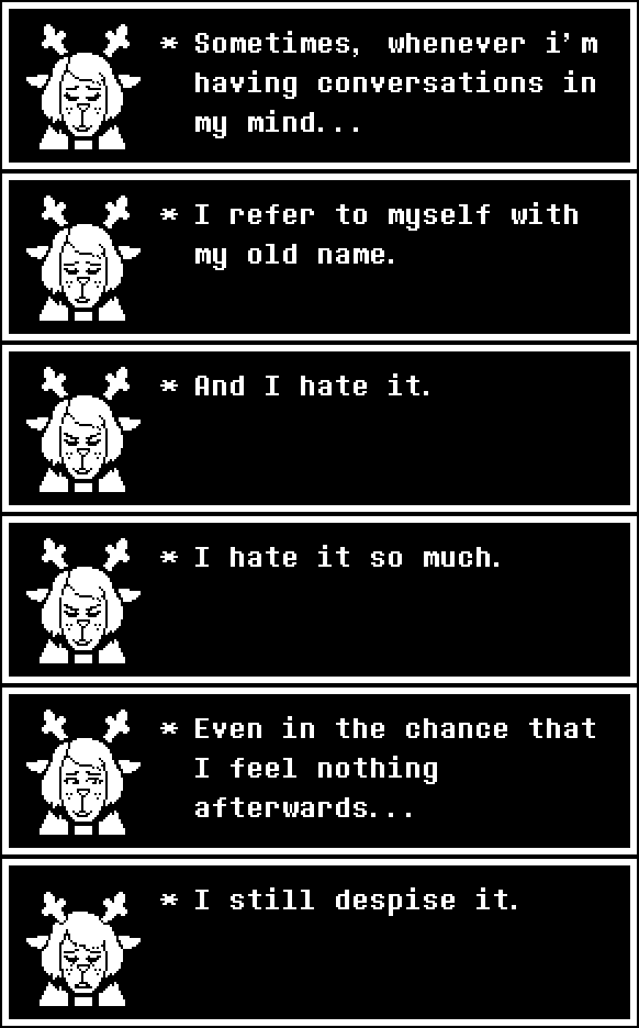 Fuuka1225's tweet photo. #deltarune Will you ever be yourself? (1/6) https://t.co/a5rpoukKf1