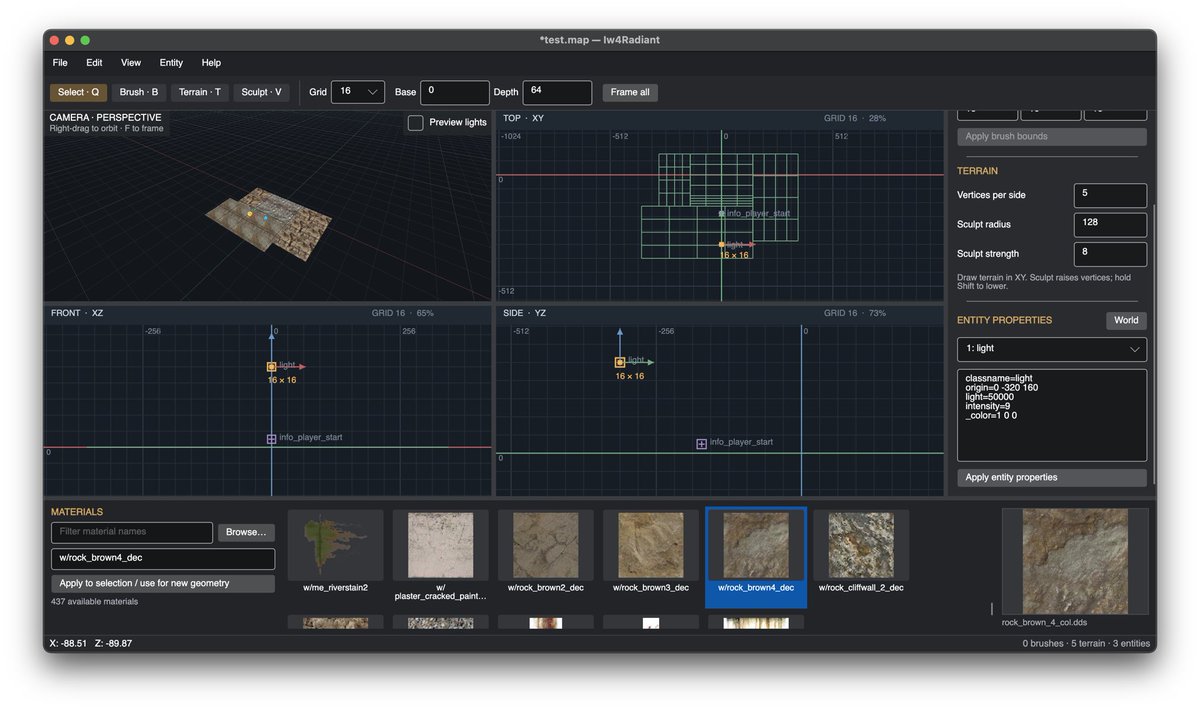IW4Studio's tweet photo. New Radiant tooling WIP https://t.co/Gkjp7AtwS0