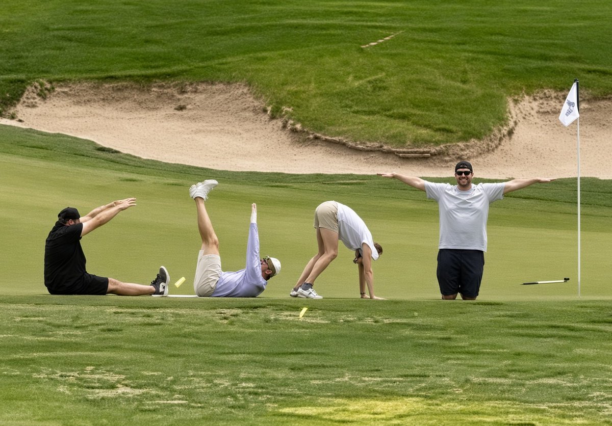 MittensOff's tweet photo. Trump's visit to his golf course in Doonbeg, County Clare, Ireland is marked by protestors using the medium of mime. Homage to the late great Janey Godley, it's a thing of beauty. https://t.co/JBRSp3jdL1