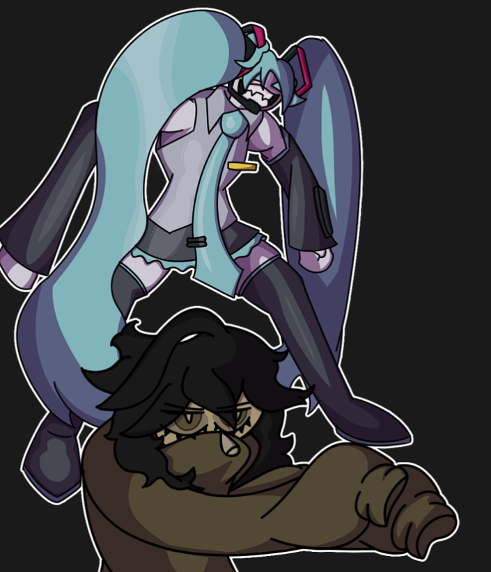 EmyDok1's tweet photo. Every Miku's version is canon, right? so... Mikuraga!!!

... or Mihuraga https://t.co/zc3O24xrrU