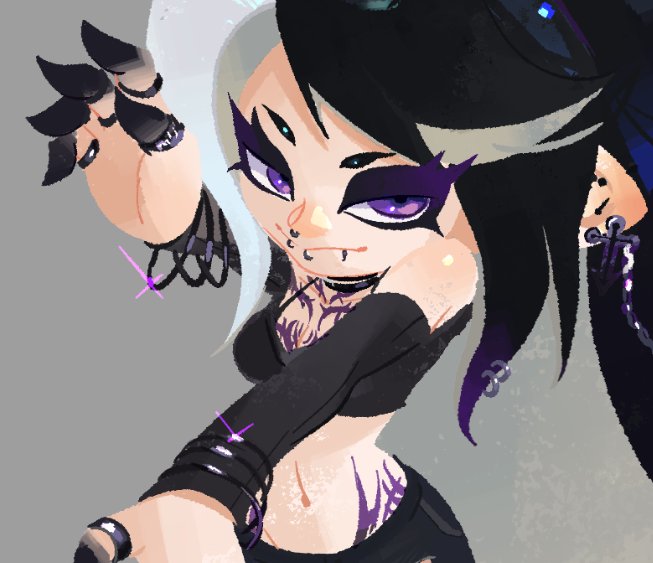 Dokuso_Ld's tweet photo. piercings #splatoon https://t.co/bJpARFYUMj