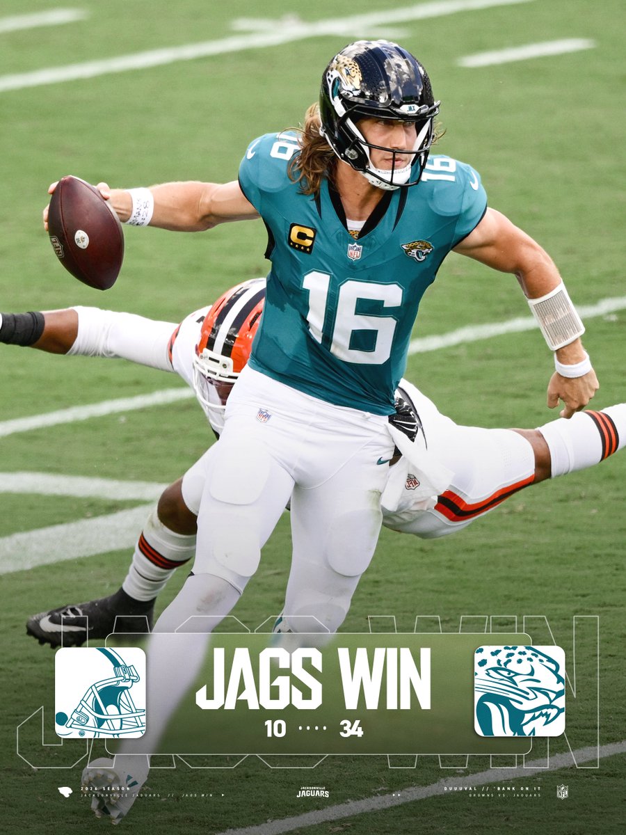Jaguars's tweet photo. 1-0

#CLEvsJAX https://t.co/pBWwh5fW5y