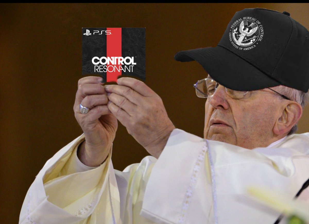 Ludovica_179's tweet photo. When I get my copy of Control Resonant, I won't say anything. Only God knows I'll be in the comfort of my home enjoying this amazing game.

#controlresonant #controlremedy🔻 #RemedyGames #sillymeme https://t.co/J4aaltXgPV