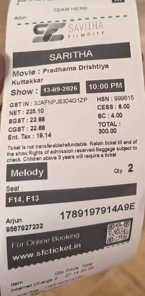 ArjunThekkan's tweet photo. #PradhamaDrishtyaKuttakkar
Many thrillers start off brilliantly but end up being a letdown in the second half. This one isn’t like that. A perfectly crafted thriller that keeps you engaged till the very end and leaves you completely satisfied.
@parvatweets https://t.co/ciLn0B13xH