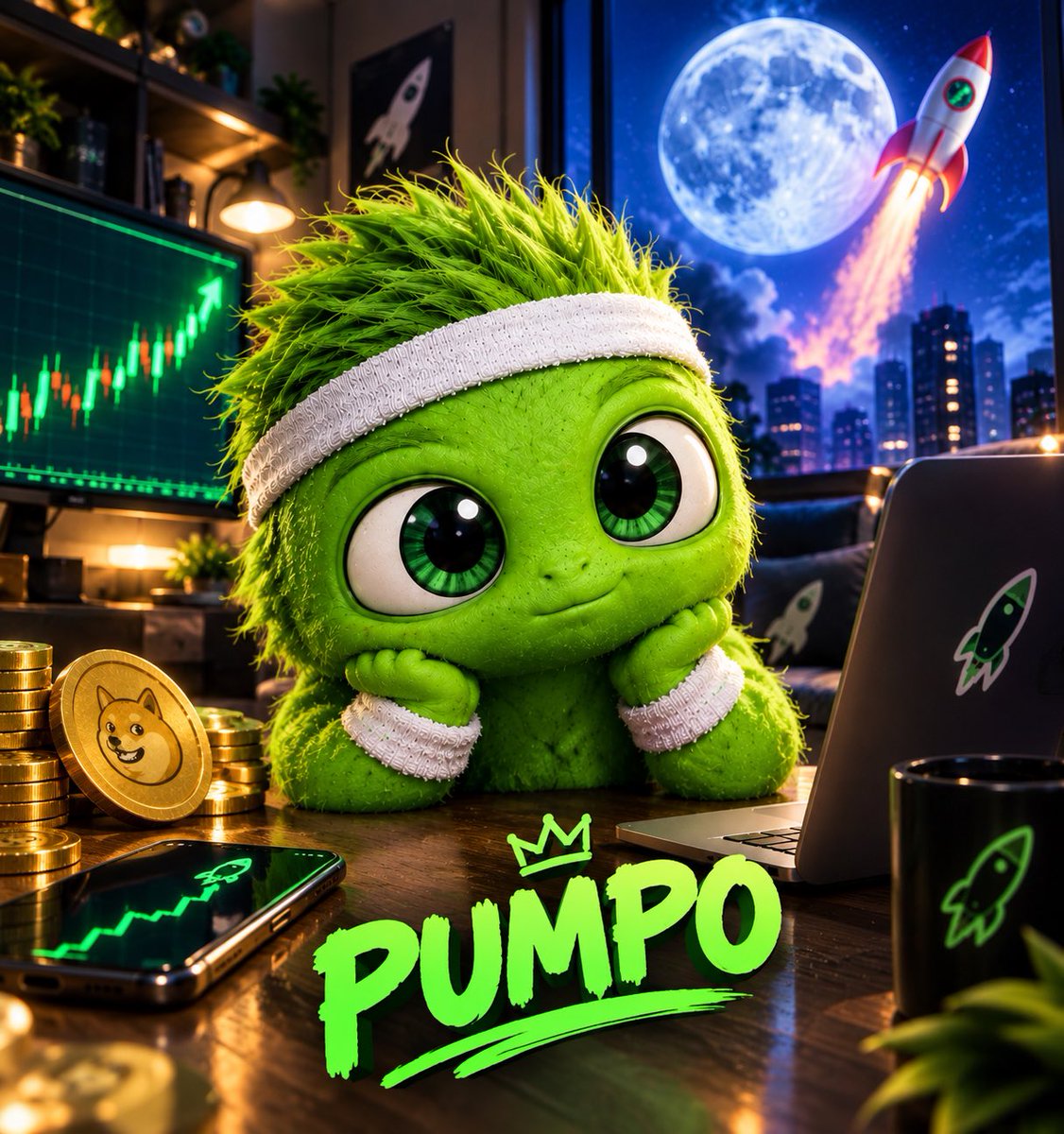 pumpoofficial's tweet photo. POV: You just found the next crypto gem 👀💚
But there’s one little monster you need to know… PUMPO 🚀
Coming soon to https://t.co/fwEvQDouKx. Stay tuned. 🔥

#PUMPO #PumpFun #Memecoin #Crypto #CryptoTok #ComingSoon https://t.co/cbrrHzea2Z