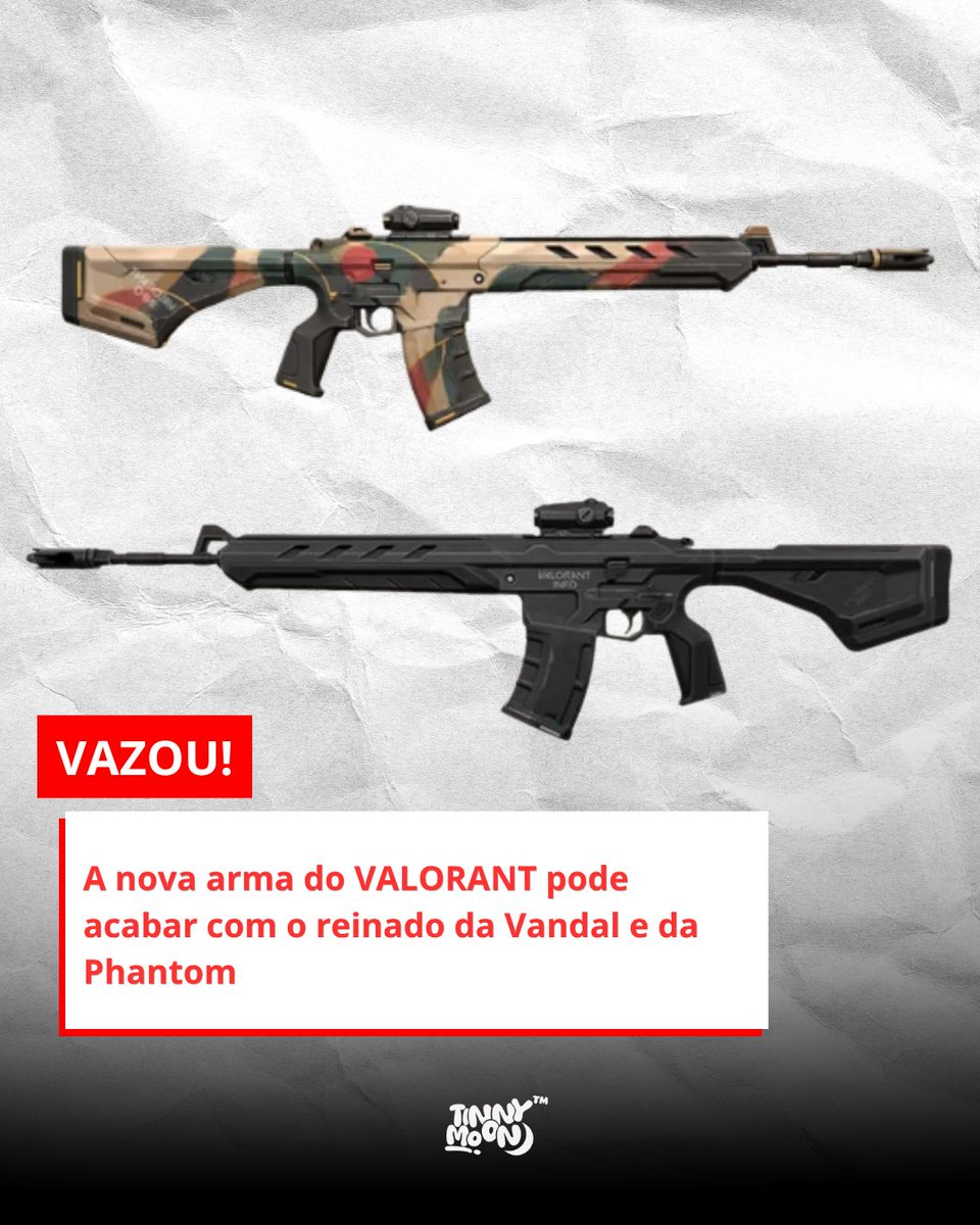 tinnymoon08's tweet photo. A Warden pode ser a arma mais diferente que o VALORANT recebeu em anos  e, se esses vazamentos estiverem certos, a Vandal e a Phantom finalmente podem ganhar uma concorrente de verdade.

ler mais:
https://t.co/49E0946rAi

#valorant #valorantbr #valorantleaks https://t.co/urOKBe4yNn