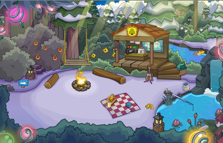 CPInfiniteTeam's tweet photo. Our new custom forest is looking beautiful! Be sure to check it out when Club Penguin Infinite launches in beta later this month! -Waddle On! 🌳 https://t.co/b6gviWmUDL