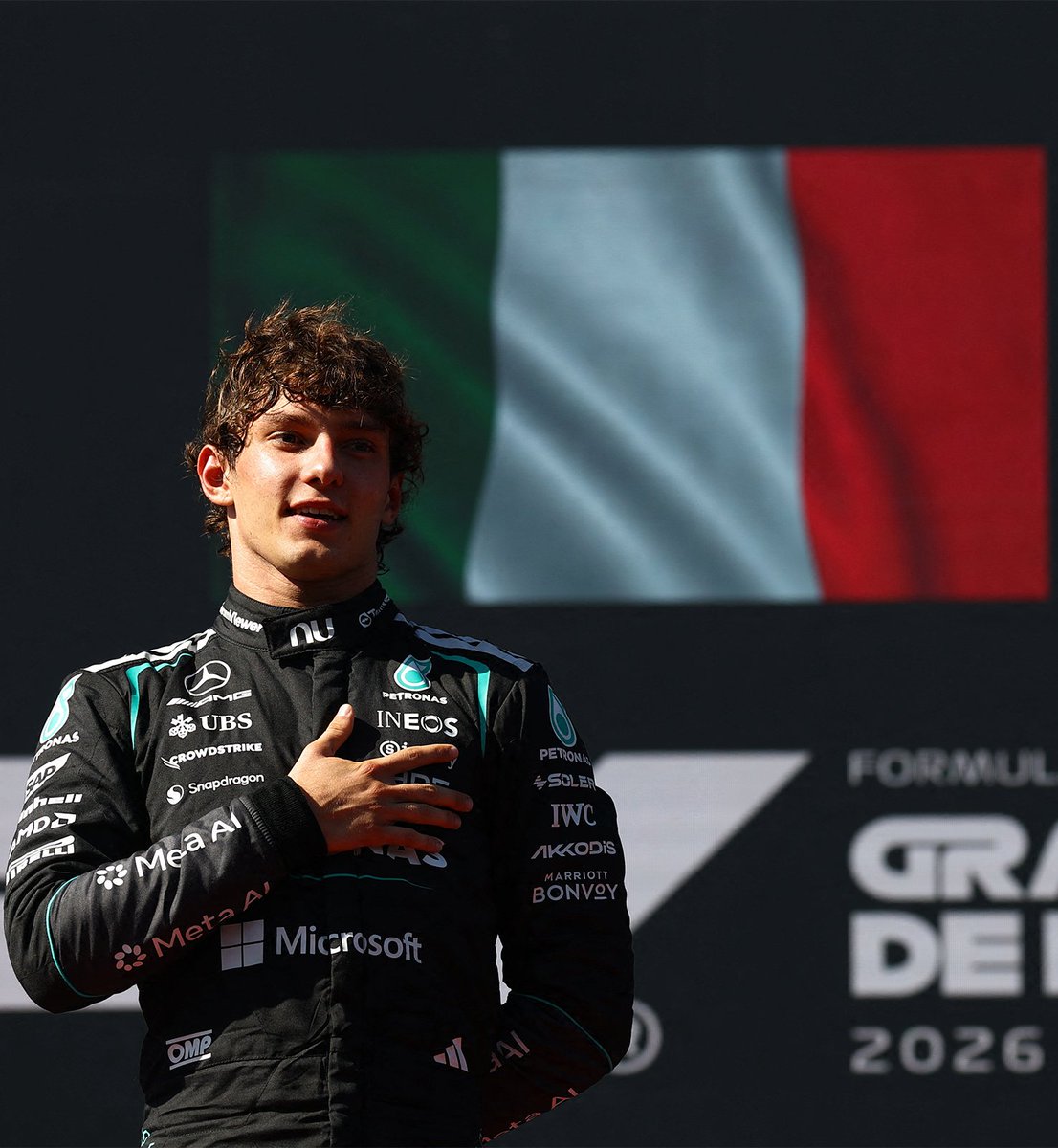 DeltaData_'s tweet photo. Updated Favorites to win F1 World Champion, via Kalshi:    

90% — Andrea Kimi Antonelli
3% — Lando Norris
2% — Charles Leclerc
1% —  George Russell

#F1 https://t.co/38iWNpuCGX