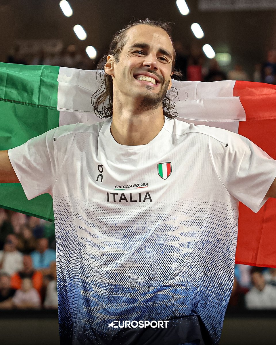 Eurosport_IT's tweet photo. Semplicemente Gimbo 🥹🇮🇹🙌🏻

#Atletica #Tamberi https://t.co/IlRbig0A3f