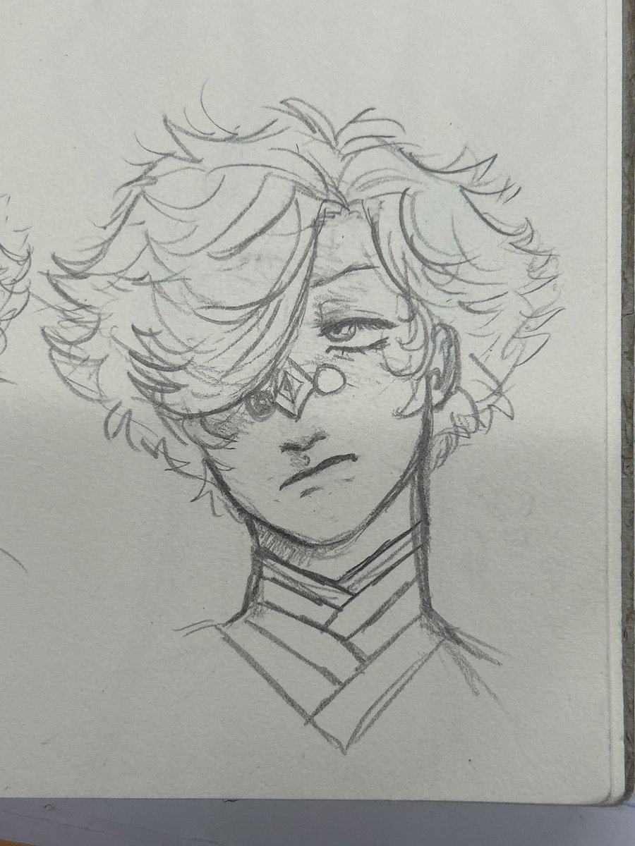 BlasphemyGhoul's tweet photo. I forgot to post this doodle from class whoops✌️🥹
He’s such an asshole I love him
#qifrey #witchhatatelier https://t.co/iSUer5vTqH