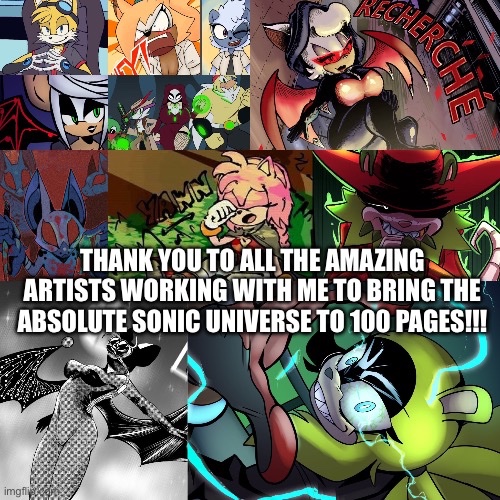 MsL7071's tweet photo. Couldn’t have gotten this far without the support and dedication of all these illustrators! Here’s to them and the future beyond!!!! 

Illustrators- @behtartz  @corythec_art  @AyresArt  @HawtPot21  @halfasoda  @TojiFeetLover  @Erokuman04 @Roga141 

Instagram- Speedslide_arts

#absolutesonic #sega #idw #sonic #sonicthehedgehog