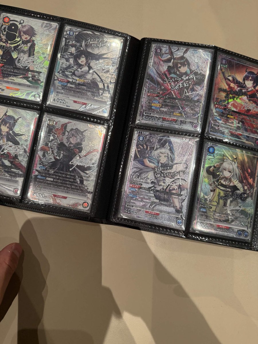 MerpKun's tweet photo. BRO UNION ARENA ARKNIGHTS CARDS LOOK SO COOL https://t.co/ewB5eRdg7U