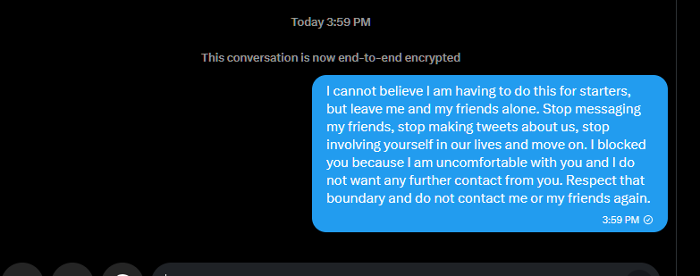 uwsachan's tweet photo. I have just asked him to quit, so if any of you see anything else just block him thank you https://t.co/FPWUbSkJyt