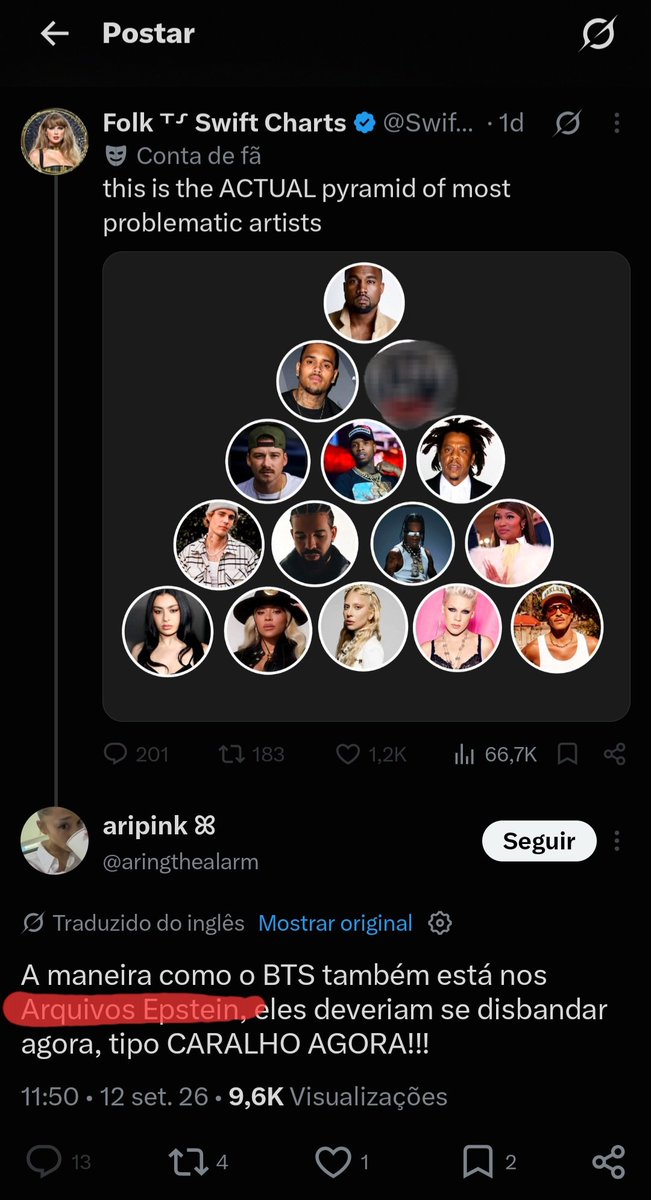 mizzieReportOT7's tweet photo. ⚠️🚨MASS REPORT⚠️🚨

Isso vai longe de fawar, são acusações gravíssimas, isso não é brincadeira, é difamação, e um portal voltado a outro artista promover isso é de uma vergonha sem tamanho.

🚩 https://t.co/1enWUzMJ60
▫️ https://t.co/hDoty4TMg8

Denunciem e reportem a HYBE‼️ https://t.co/1eZi4SCYGz