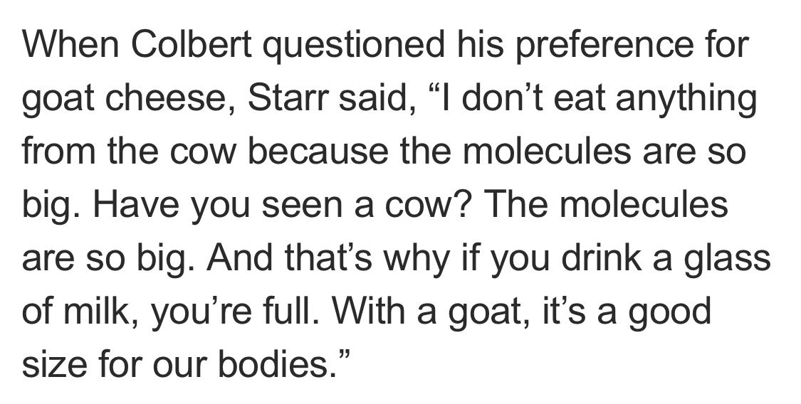 i_zzzzzz's tweet photo. They are burying the lede about his belief that if an animal is large then its milk has larger molecules which cause you to become full faster https://t.co/57PGvwhlyY
