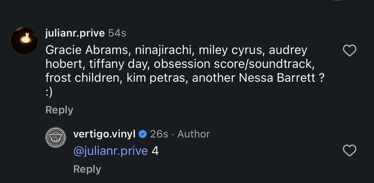 StarlineTours15's tweet photo. So when vertigo replies like this, does this mean this person guessed 4 artists correctly, or the 4th artist listed correctly? https://t.co/EwYpQyEK0r