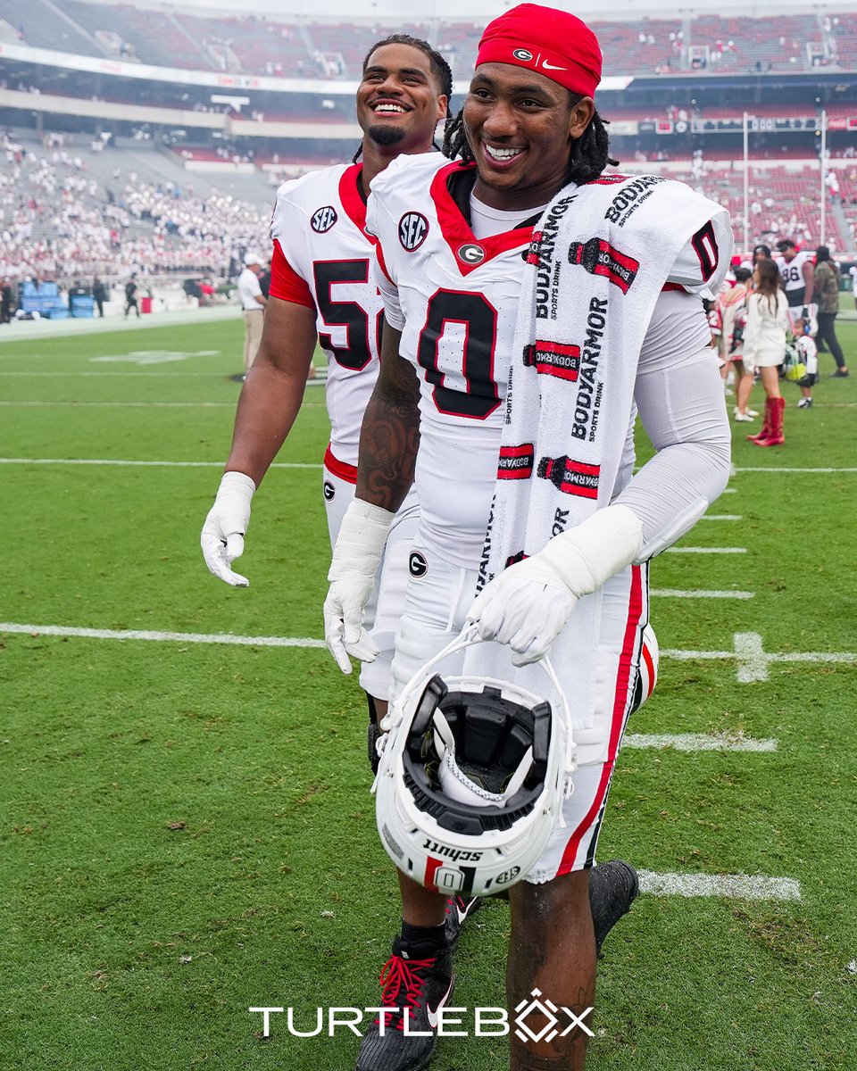 UGAAthletics's tweet photo. Saturday was a vibe.

#GoDawgs | @TurtleboxAudio https://t.co/jgDGvPHCTX