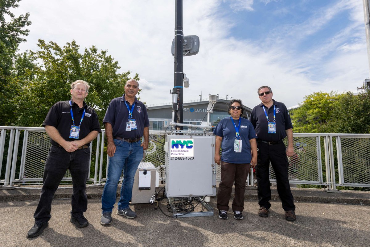 DEP's Division of Emergency Response and Technical Assessment team at the U.S. Open