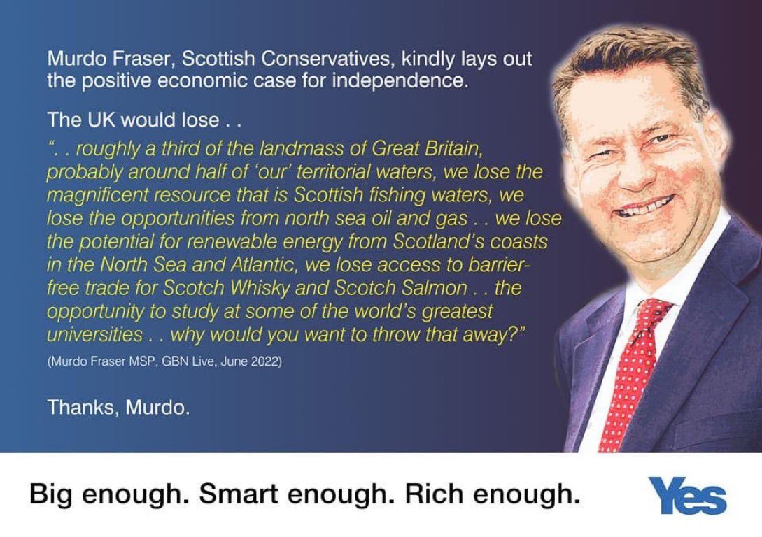 h94963292's tweet photo. @Alexkphillips You're in for a big shock
when Scotland leaves so does the revenue https://t.co/yL3J9ximGu