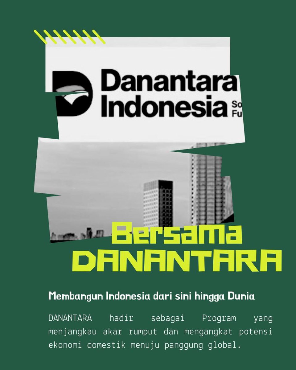 lababiiface's tweet photo. Danantara merupakan Badan Pengelola Investasi yang mengonsolidasikan dan mengelola aset strategis negara. Danantara bertujuan memperkuat pertumbuhan ekonomi nasional melalui investasi di sektor-sektor prioritas seperti energi terbarukan, teknologi, dan industri hilirisasi. https://t.co/1rkewnfas2