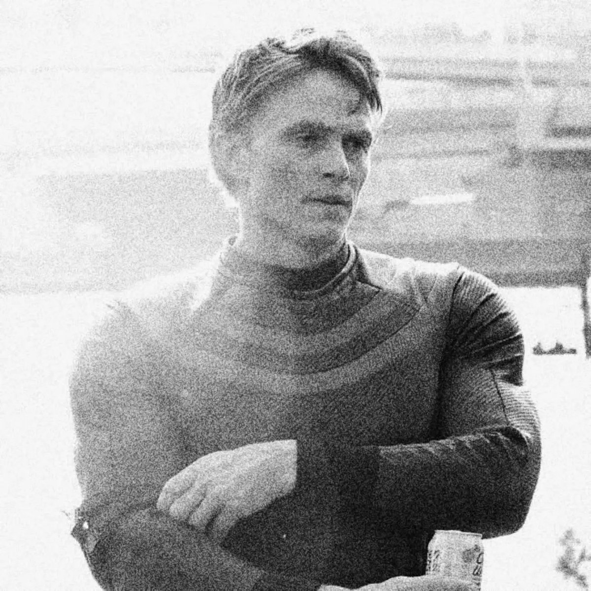 NgocRaitt's tweet photo. Photo by LonelyHearts on August 28, 2026. May be a black-and-white image of one or more people, Superman, polo neck and text. https://t.co/BfTok69xIT