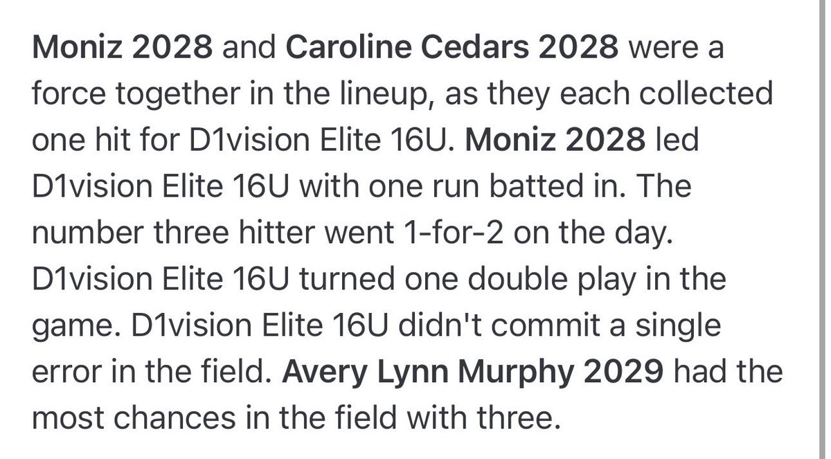 Adielyn528's tweet photo. NEW TEAM. SAME ENERGY.
We may be a new team, but we are ROCKING it! Championship bound! Let’s finish what we started!

#ChampionshipBound #NewTeam #SameGoal #Softball #LetsGo https://t.co/oUcF1jEtP3
