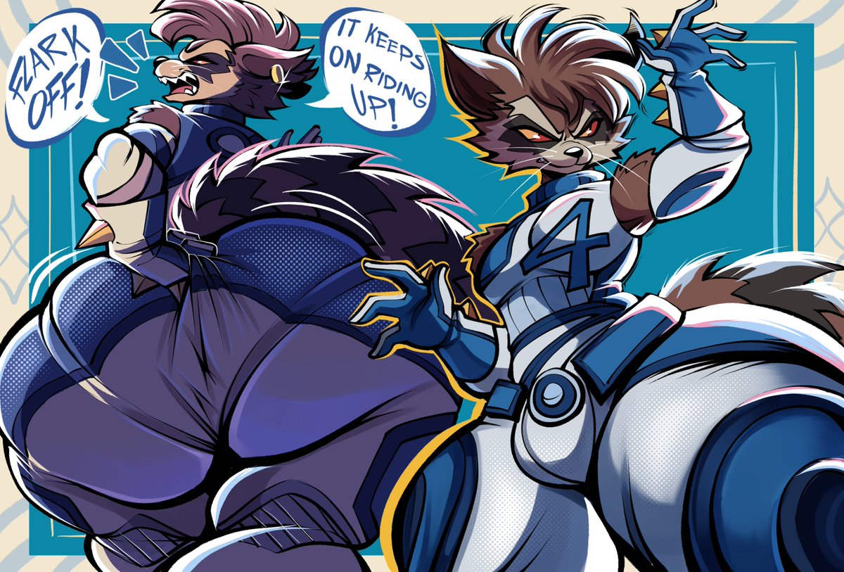 doeswhatev's tweet photo. FLARKIN FANTASTIC 
#RocketRaccoon #Marvel #nsfw https://t.co/AaRynLCXjW