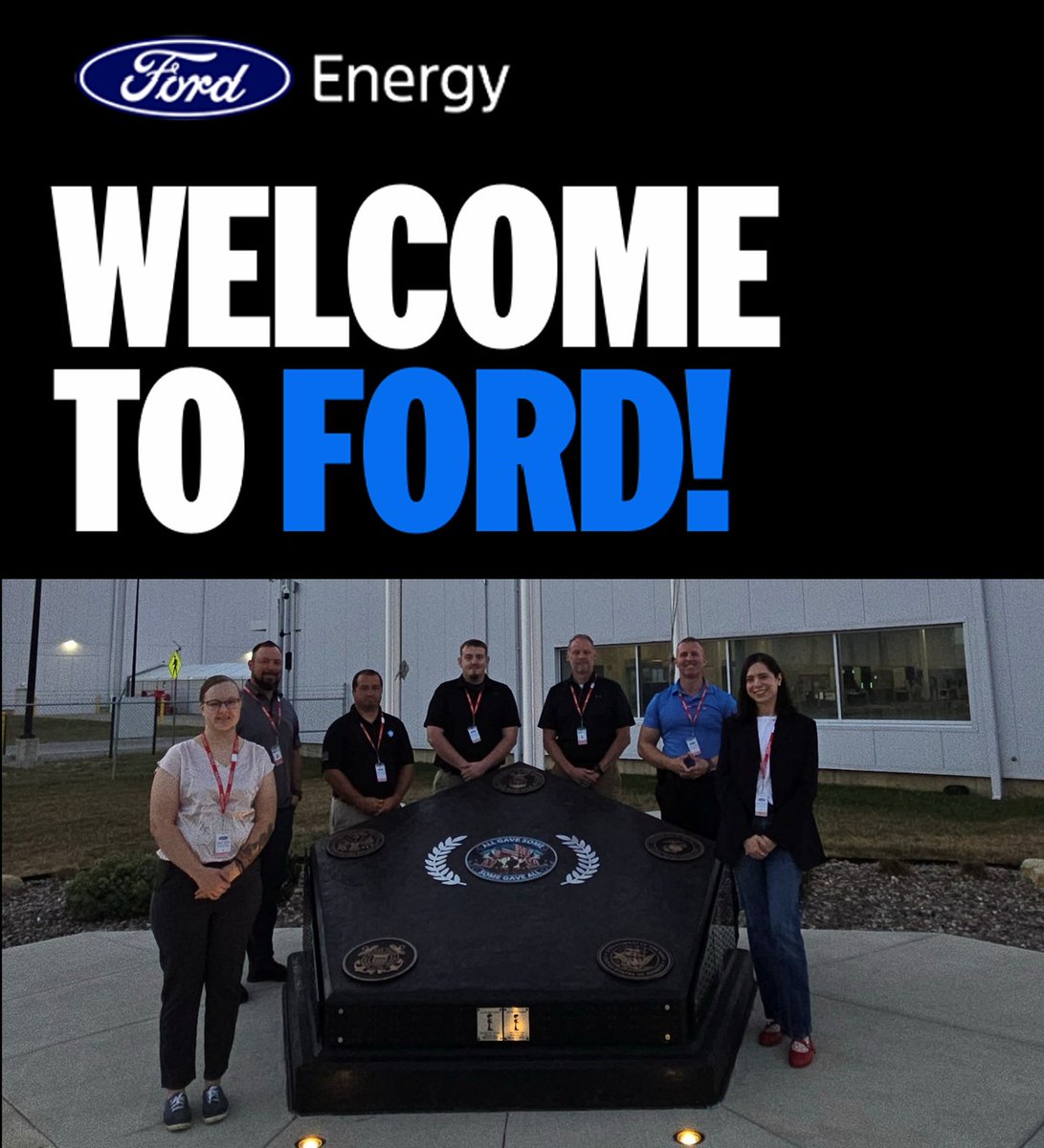 sandysmelmat's tweet photo. 🎉Welcome to the Ford Energy team!🎉

💡 Psst... we're growing! Got the spark to join us? Explore open opportunities at Ford Energy in Glendale, KY: https://t.co/HitSGNuexN

#WeAreFOrd #FordCareers #WelcomeToTheTeam #FordEnergy #WeAreHiring #TeamFord #PoweringTheFuture https://t.co/RV0u7bcccZ