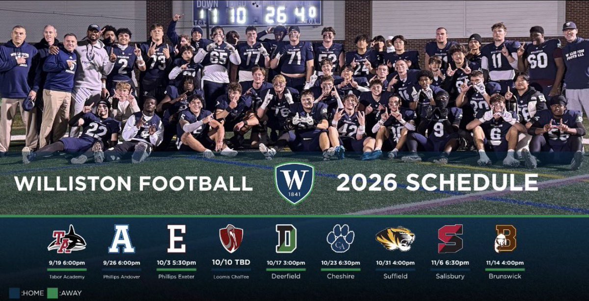 MikeRavosaJr56's tweet photo. 2026 Schedule 🏈🏈 LETS GOOOO!!!!! https://t.co/VHIGa96bAk