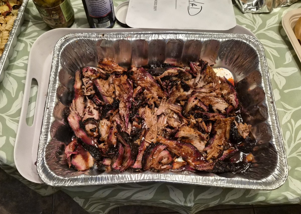 DavidSabatini10's tweet photo. Smoked brisket for the opening day of football!!! And a couple two or tree sides. https://t.co/bGH3EWdh6E