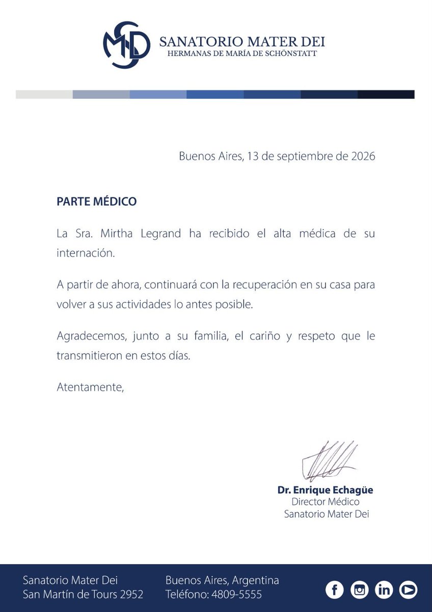 lamesazaarg's tweet photo. La mejor noticia para cerrar la semana 🌸 Actualizamos novedades sobre @mirthalegrand 💫❤️🙌🏼 https://t.co/7E05FHgWdi