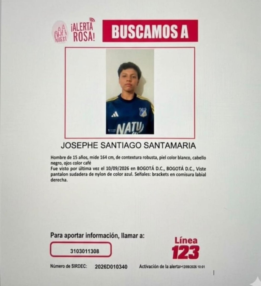PS1COPOLITICO's tweet photo. Muy lamentables las desapariciones de niñas en las últimas semanas, mientras las autoridades locales en Bogotá y las nacionales parecen no interesarse por el tema. Desidia. https://t.co/7liSIfxfbv