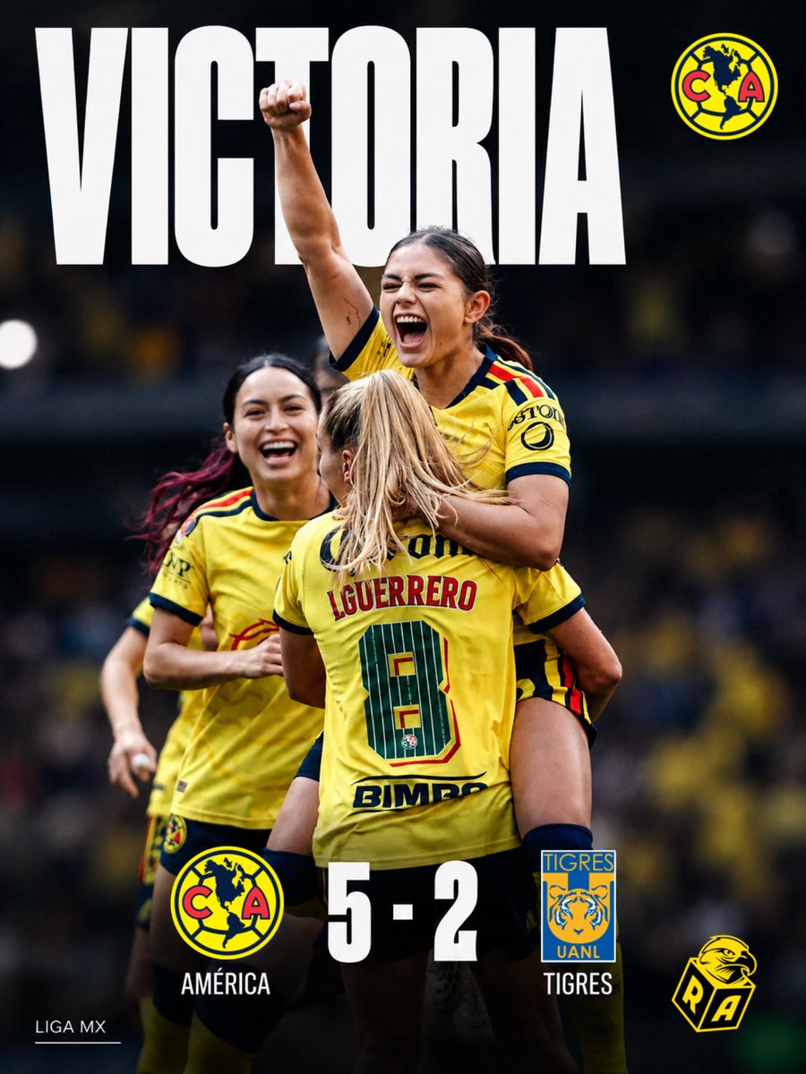 ResacaAmerica's tweet photo. ¡¡GANÓ EL MEJOR EQUIPO DEL MUNDO!! 💛💙

¡¡AMÉRICA FEMENIL SIGUE CON EL PASO PERFECTO EL LIGA MX!! 🔥

¡¡NUESTRAS CHICAS SIGUEN CON PASO PERFECTO EN LA LIGA!! 😮‍💨 https://t.co/qwET4B1VE8