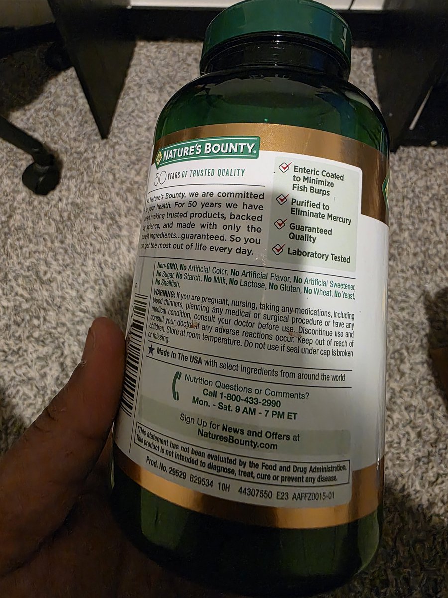 pramodram9's tweet photo. @NaturesBounty @santa_freak @NaturesBounty what type of gelatin in this batch https://t.co/ll9FMqe13m