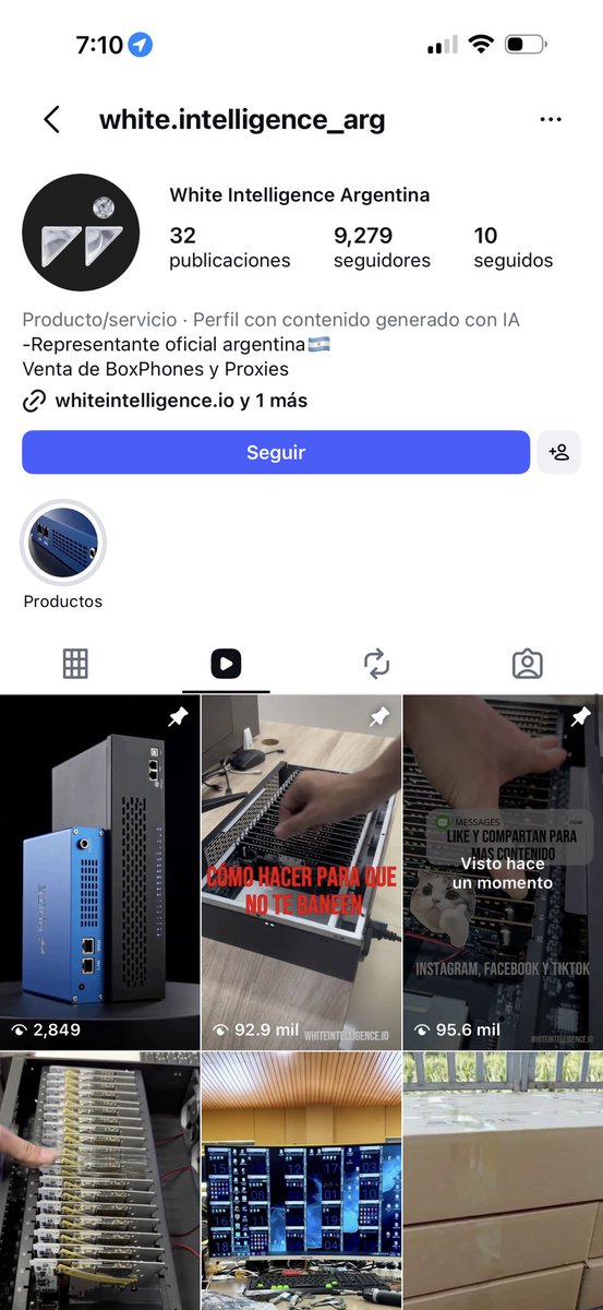Hans2412's tweet photo. WTF

🚨🚨 Venden equipo para crear tu propio sistema de granjas y “hacer crecer tus cuentas en redes sociales”

Hoy me topé con esta cuenta que ofrece te hagas de tu propia granja de bots. Ofrecen servicios y explican cómo hacerla. 

Por cierto es una cuenta que señala están en Argentina 🇦🇷