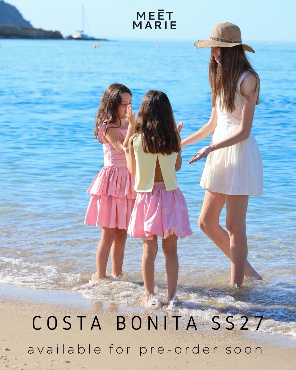 SabrinaRee38553's tweet photo. Created for teens and tweens, Costa Bonita SS27 blends sun-soaked days, premium fabrics, and high-fashion silhouettes made for them. The countdown to Fortezza da Basso is on. See you in Florence. Pitti Immagine Bimbo 103 | SS27 Costa Bonita https://t.co/iCEqRBpm9Z