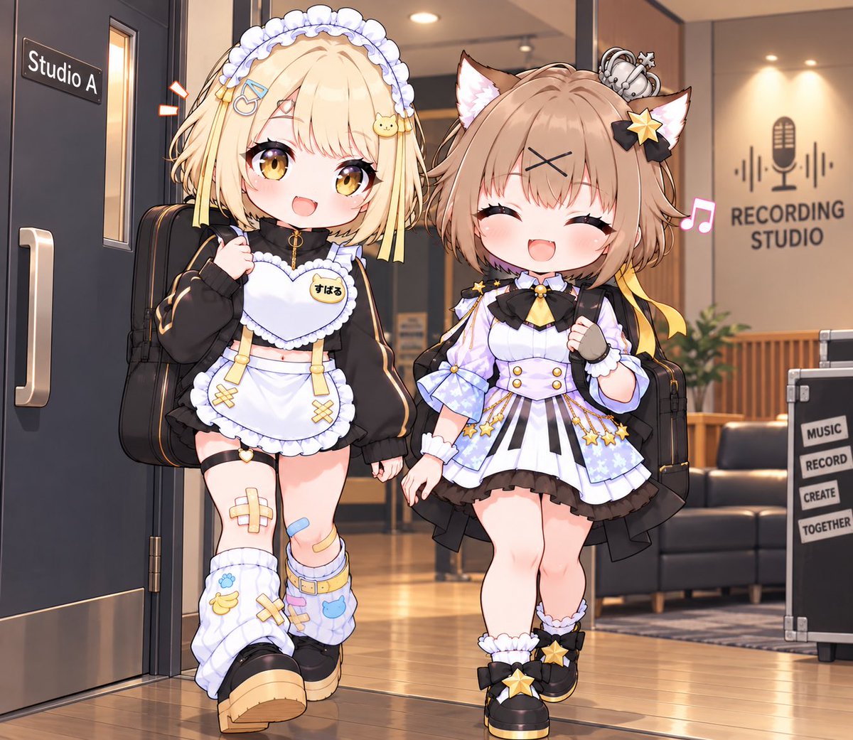 daichida4's tweet photo. 鈴鳴すばると湖南みあの衣装チェンジすると…
#AIアート https://t.co/bBWBuyC9tp