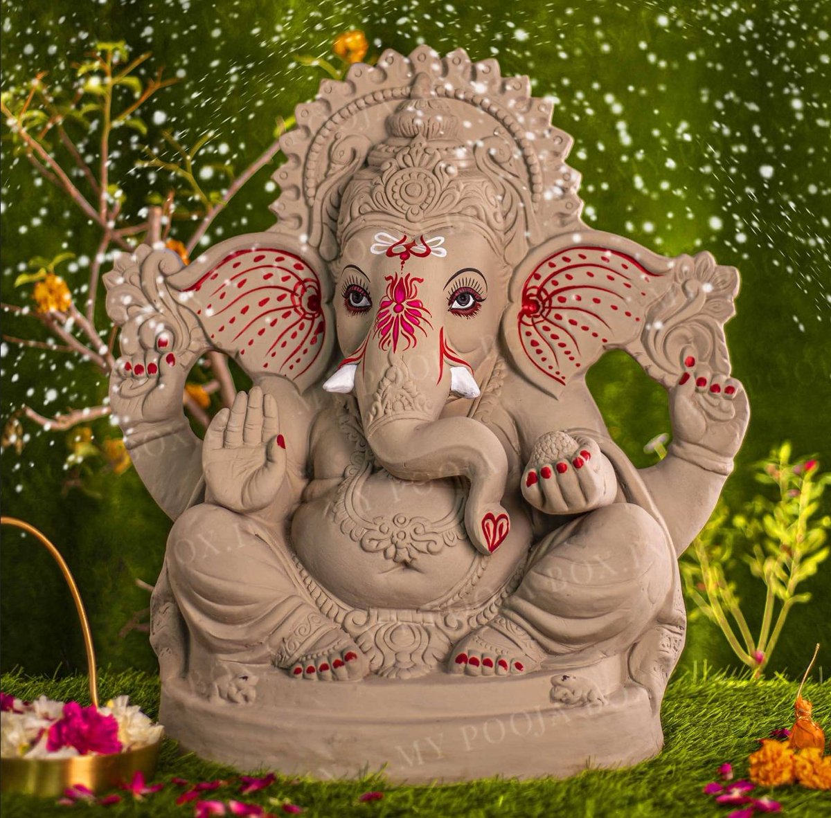 bolisetti_satya's tweet photo. వినాయకుడు - ప్రకృతి, పర్యావరణ పరిరక్షణ ప్రతీక! 

జ్ఞానానికి రూపం వినాయకుడు..

ఈ నవరాత్రులలో ఆయనను భక్తిశ్రద్ధలతో పూజించడంతో పాటు, ఆయన ఆకృతిలో నిక్షిప్తమై ఉన్న వన్యప్రాణి సంరక్షణ, ప్రకృతి పరిరక్షణ, పాలవెల్లిలో దాగి ఉన్న ఆరోగ్య అంతరార్థాలను తెలుసుకుందాం..

ఆ విజ్ఞానాన్ని విస్మరించడం వల్లే నేడు మనం అనేక పర్యావరణ వైపరీత్యాలను ఎదుర్కొంటున్నాం 

ఈ వినాయక చవితి పర్వదినాన... ప్రతిమ పూజతో పాటు, ఆ ప్రథమ దేవుని రూపంలో దాగి ఉన్న రహస్యాలను అర్థం చేసుకుంటూ, మన ప్రపంచాన్ని కాపాడుకునే విజ్ఞానాన్ని, శక్తిని ప్రసాదించమని ఆ గణపతి దేవుణ్ణి వేడుకుందాం🙏

మట్టి విగ్రహాలను పూజిద్దాం... ప్రకృతిని కాపాడుకుందాం

హృదయపూర్వక వినాయక చవితి శుభాకాంక్షలు

Vinayaka – A Symbol of Nature and Environmental Protection!

Vinayaka is the embodiment of wisdom.

During these sacred Navaratri celebrations, let us worship Lord Ganesha with devotion and reverence, while also seeking to understand the deeper messages embedded in His form  the importance of wildlife conservation, protection of nature, and the health related wisdom incripted in the Paalavelli.

It is because we have forgotten and neglected this ancient wisdom that we are facing numerous environmental crises today.

On this auspicious occasion of Vinayaka Chavithi, along with worshipping the idol, let us understand the deeper secrets and wisdom represented by the form of the Prathama Devata (the First Deity). 

Let us pray to Lord Ganesha to bless us with the wisdom and strength to protect our planet. 🙏

Let us worship clay idols… Let us protect Nature.

Heartfelt wishes for a Happy Vinayaka Chavithi!

#వినాయకచవితి #GaneshChaturthi #EcoFriendlyGanesha #NatureConservation #WildlifeProtection